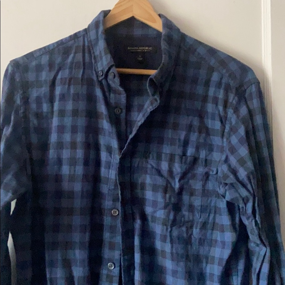 Banana Republic Checkered Flannel